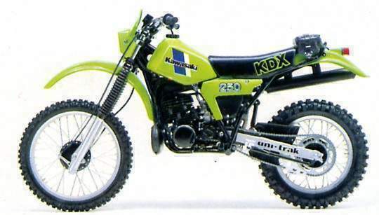 Мотоцикл Kawasaki KDX 250 1981 фото