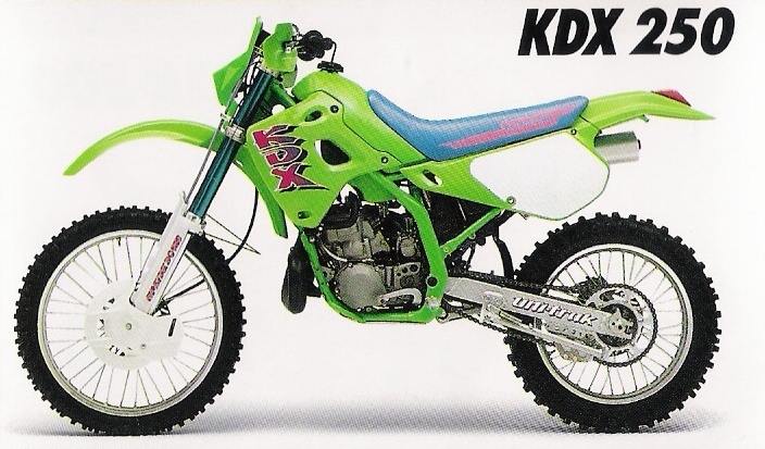 Мотоцикл Kawasaki KDX 250 1991