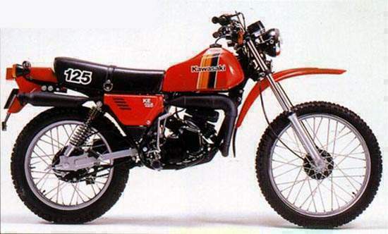 Мотоцикл Kawasaki KE 125 1981 фото