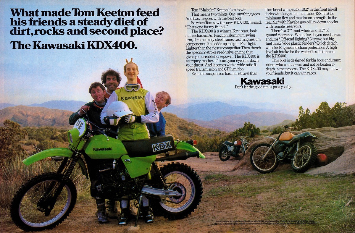 Мотоцикл Kawasaki KLX 250 1979