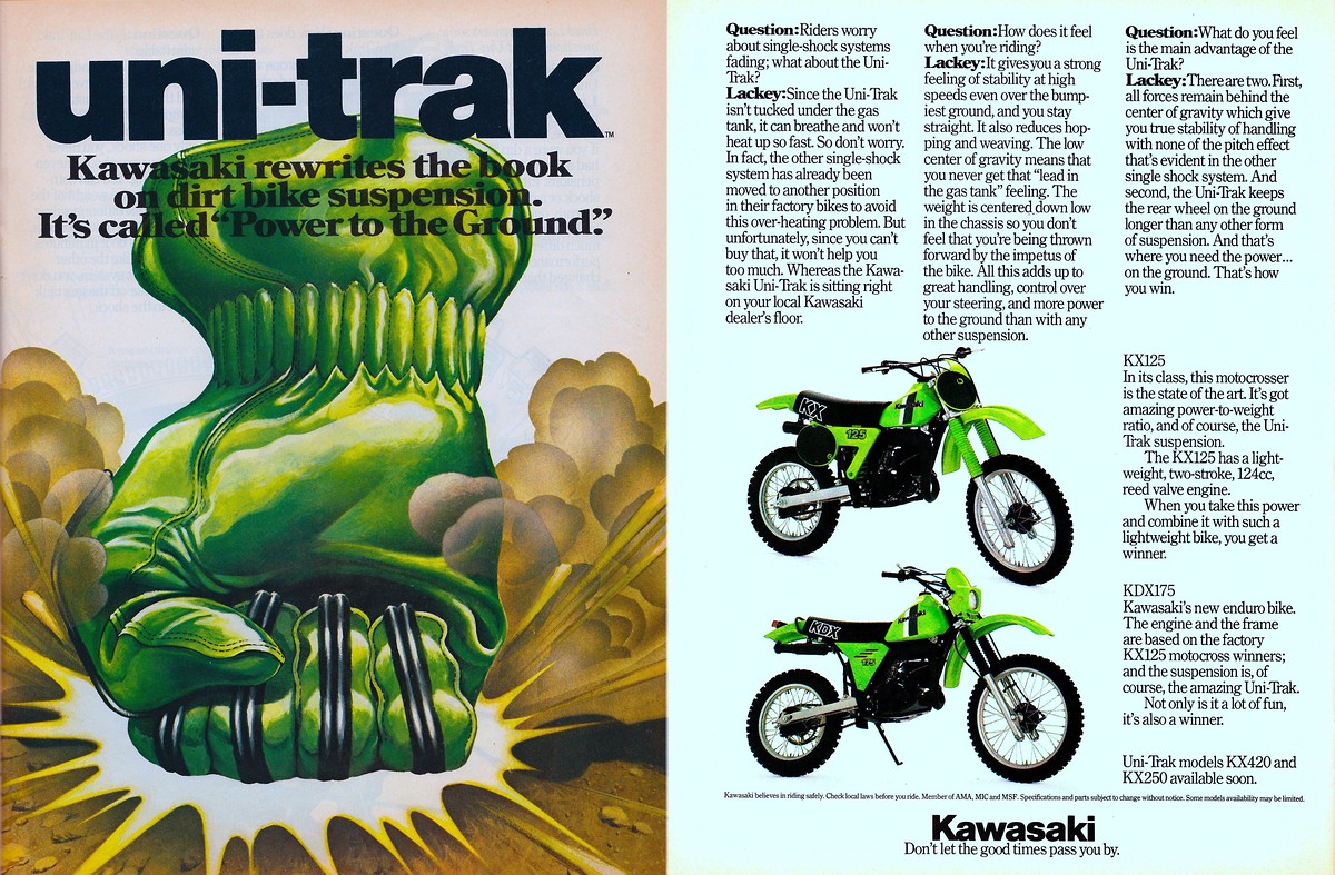 Мотоцикл Kawasaki KX 250 1980