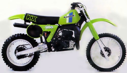 Мотоцикл Kawasaki KX 250 1981