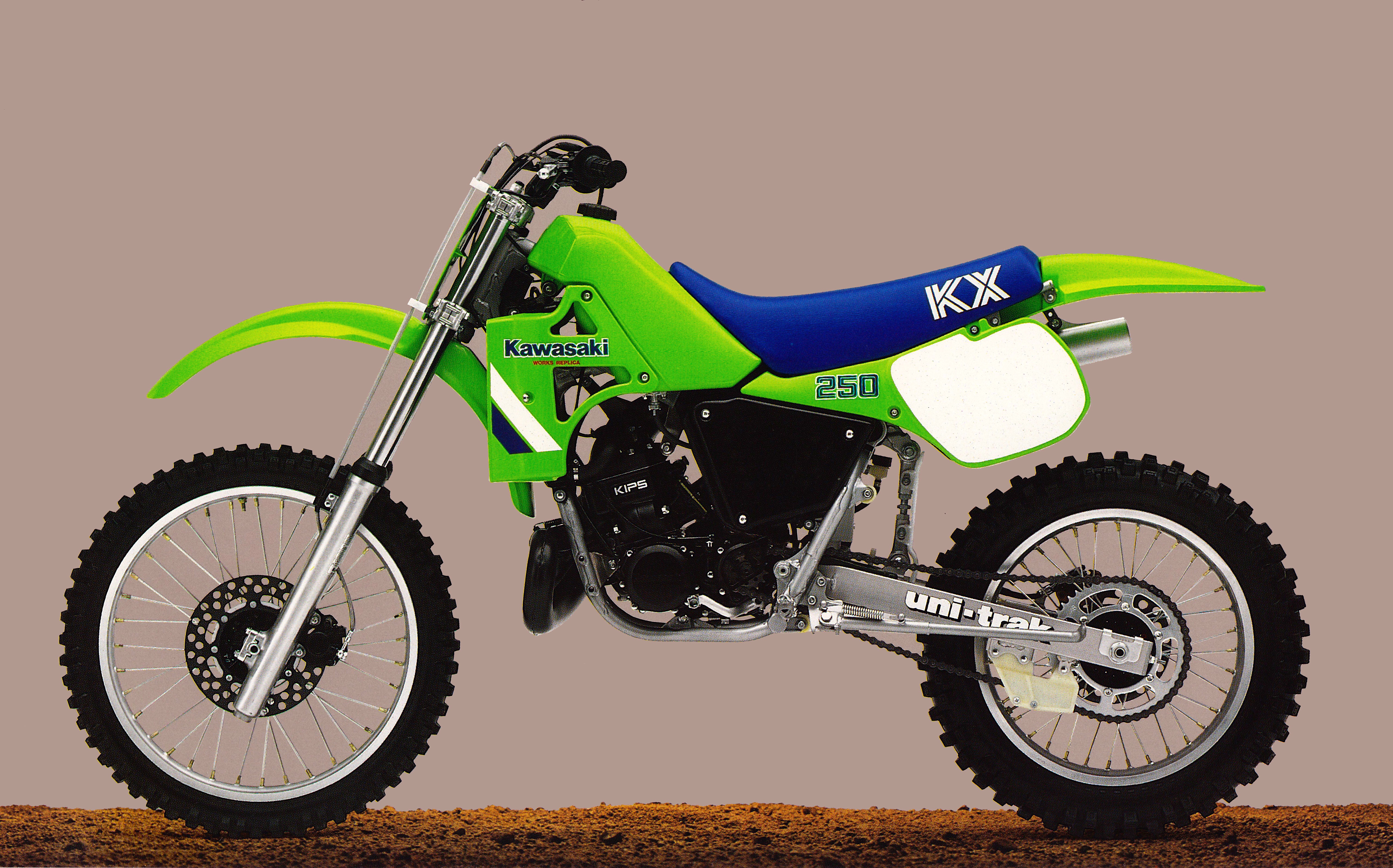 Мотоцикл Kawasaki KX 250 1986