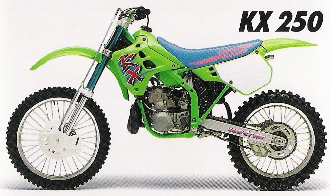 Мотоцикл Kawasaki KX 250 1991