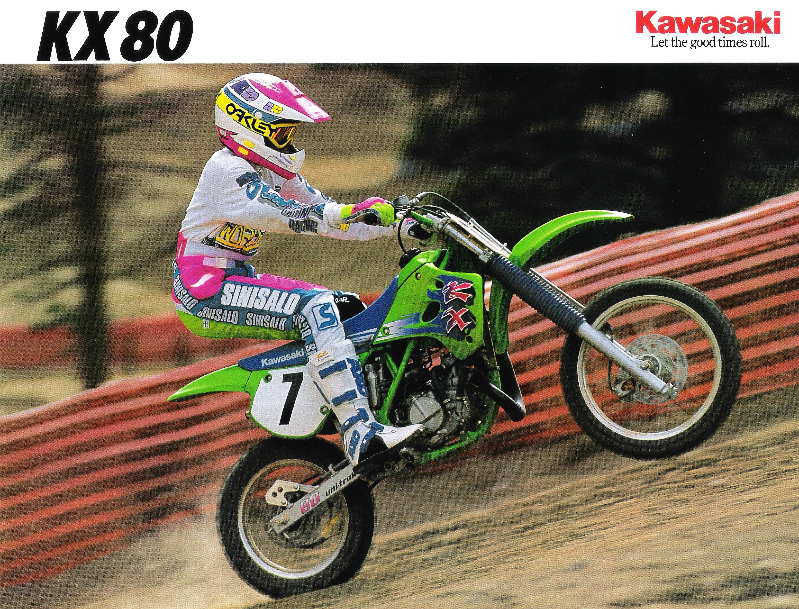 Мотоцикл Kawasaki KX 80 1992