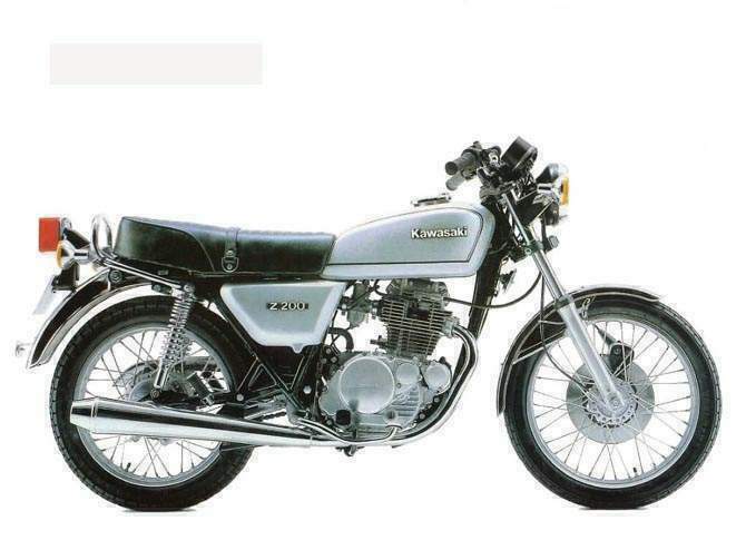 Мотоцикл Kawasaki Z 200 1979