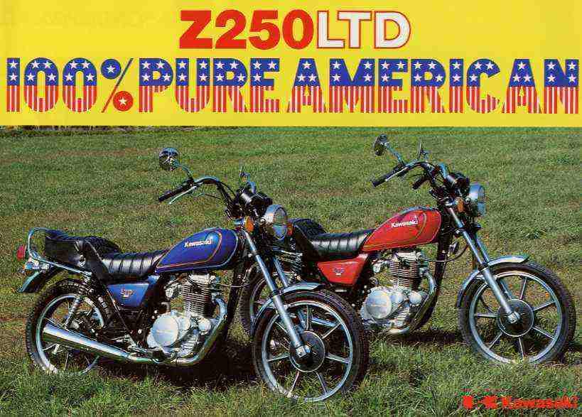 Мотоцикл Kawasaki Z 250LTD 1983
