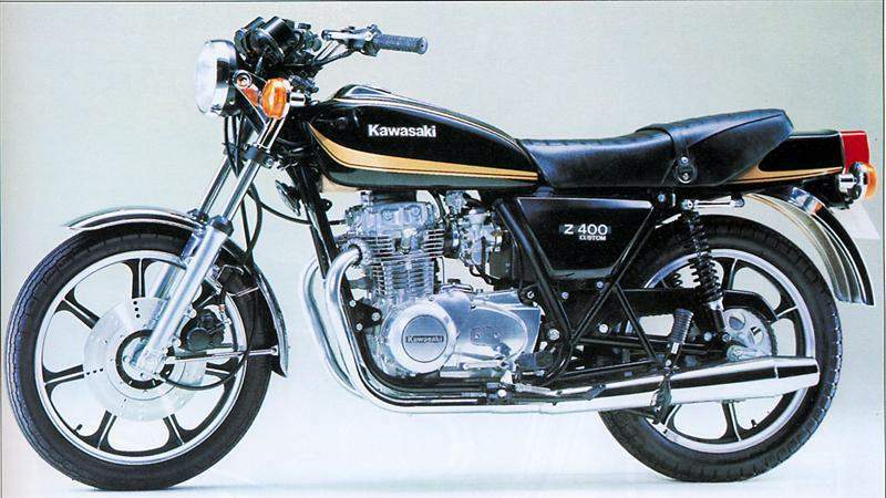 Мотоцикл Kawasaki Z 400 Custom 1982