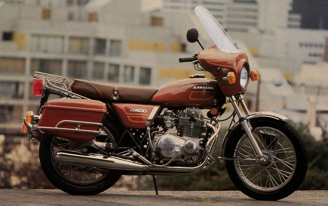 Мотоцикл Kawasaki Z 400 Delux 1977 фото