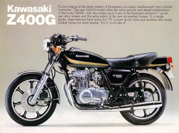 Фотография мотоцикла Kawasaki Z400 1980