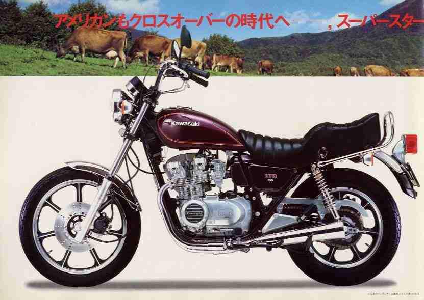 Мотоцикл Kawasaki Z 400LTD-II 1981 фото