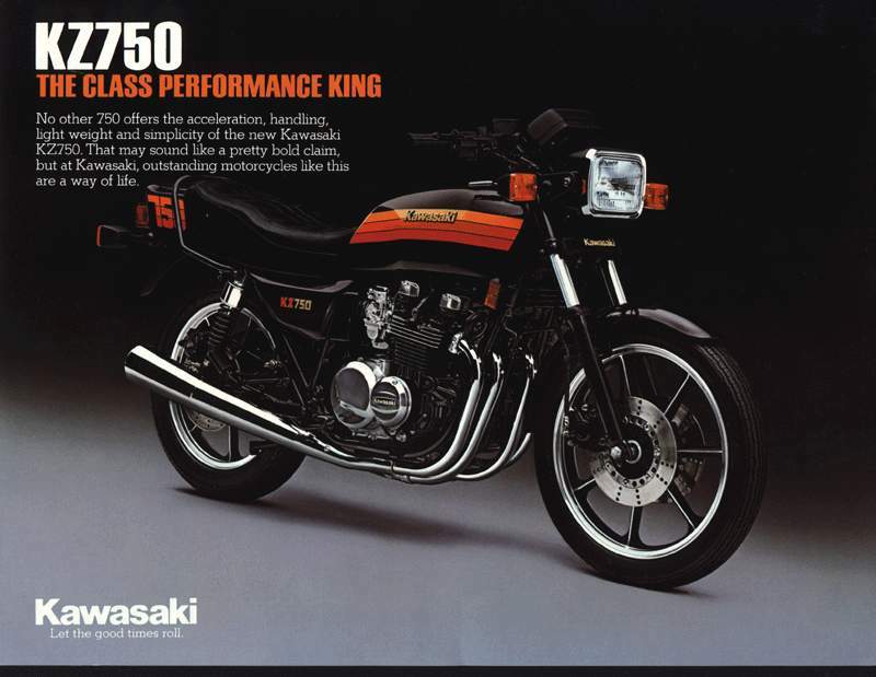 Мотоцикл Kawasaki Z 750L 1982