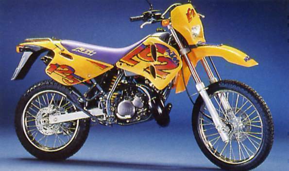 Фотография мотоцикла KTM 125 EXC Enduro 1997