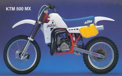 Мотоцикл KTM 500 MX 1985