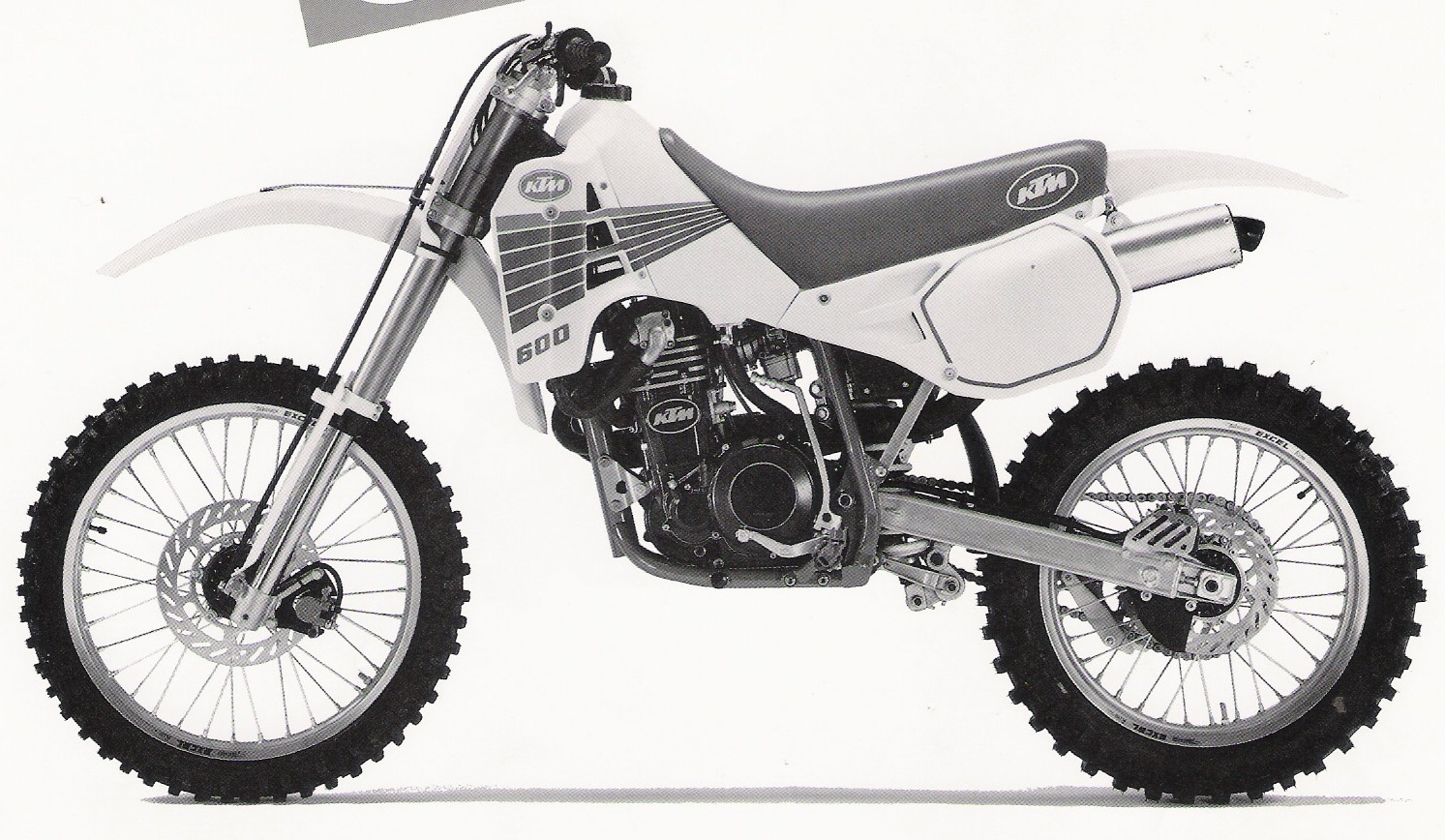 Мотоцикл KTM 600D 1990