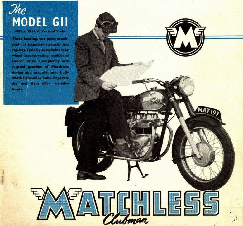 Мотоцикл Matchless G11 600 1956