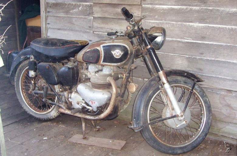 Мотоцикл Matchless G9 500 1950
