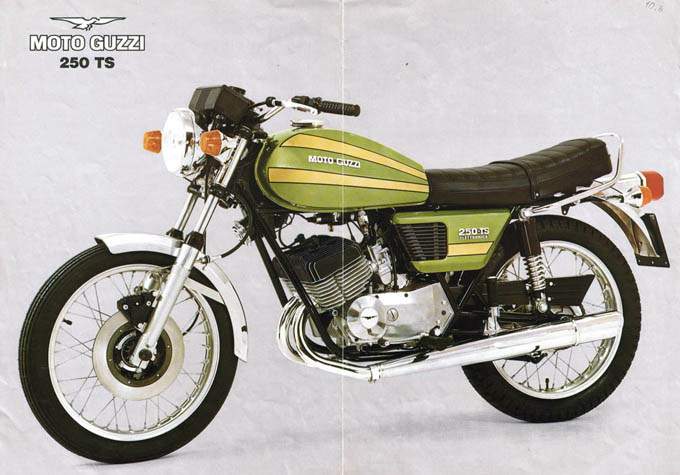 Мотоцикл Moto Guzzi 250TS 1976 фото