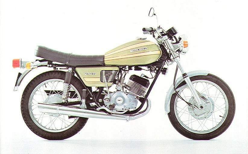 Мотоцикл Moto Guzzi 250TS 1976 фото
