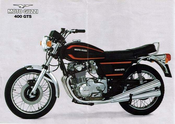 Мотоцикл Moto Guzzi 400GTS 1974 фото