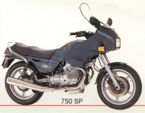 Мотоцикл Moto Guzzi 750SP 1990