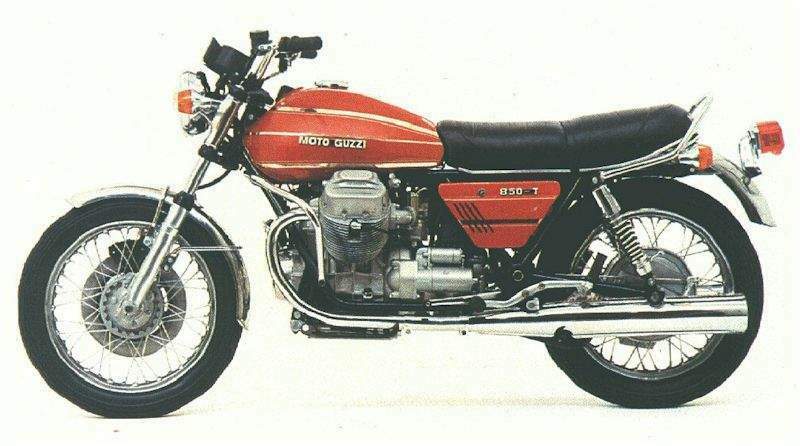 Мотоцикл Moto Guzzi 850T 1974 фото