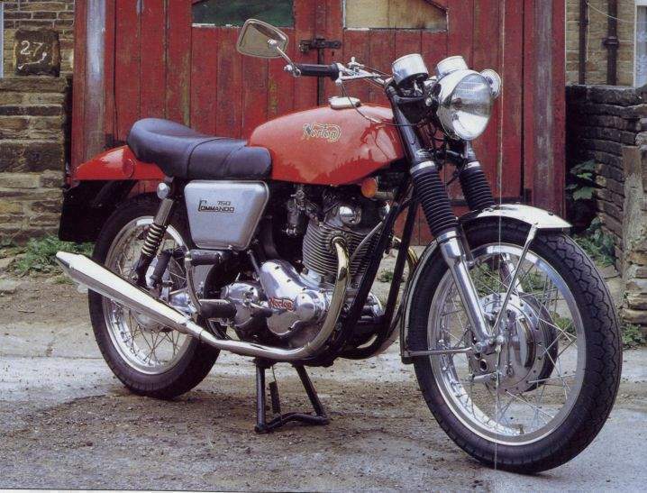 Мотоцикл Norton Commando 750 Fastback MKII 1970 фото