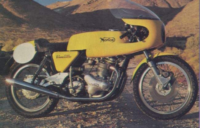 Мотоцикл Norton Commando 750 Production Racer 1972 фото
