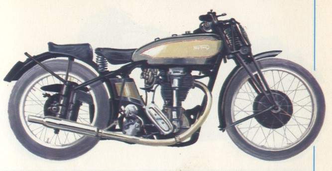 Мотоцикл Norton International 500 1936 фото