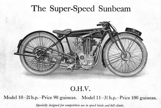 Мотоцикл Sunbeam Model 10 Sprint 1931