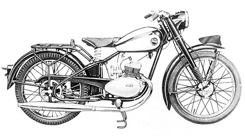 Мотоцикл Suzuki COLLEDA PORTER FREE DH-1 1955