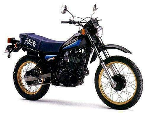 Мотоцикл Suzuki DR 500S 1983