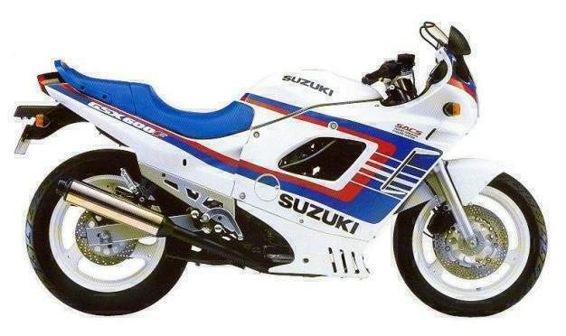 Мотоцикл Suzuki GSX 600F 1990 фото