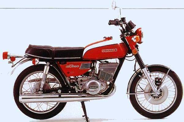 Мотоцикл Suzuki GT 250 1972 фото