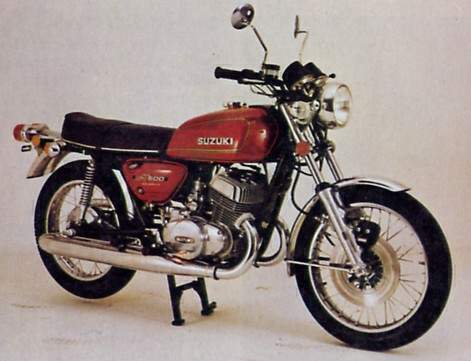 Мотоцикл Suzuki GT 500 1976 фото