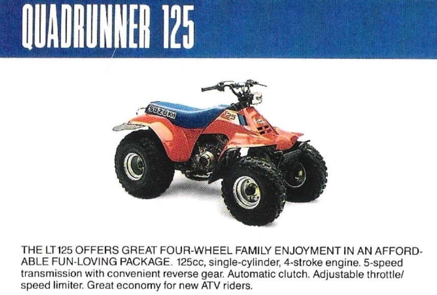 Мотоцикл Suzuki QUADRUNNER 125 1987