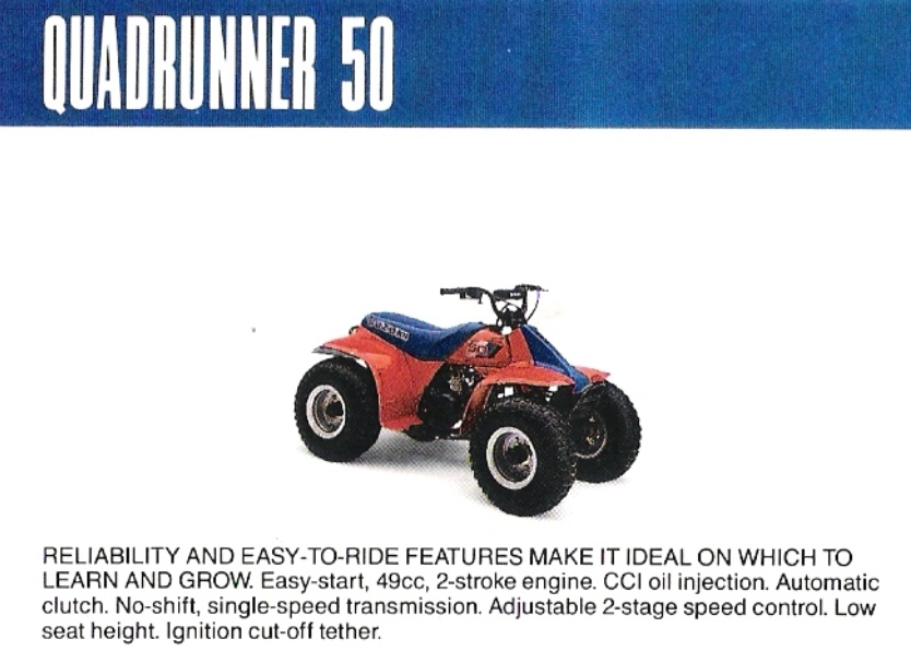 Мотоцикл Suzuki QUADRUNNER 50 1987