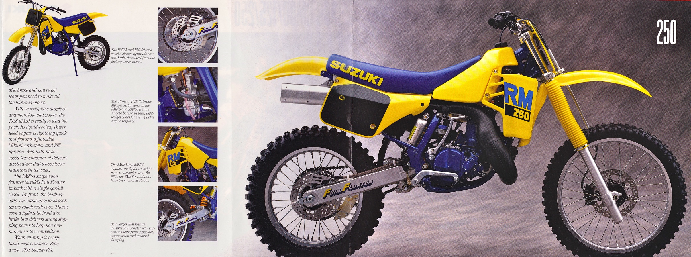 Мотоцикл Suzuki RM 80 1988