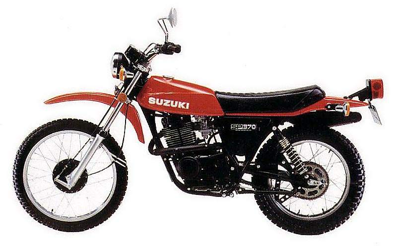 Мотоцикл Suzuki SP 370 1978 фото