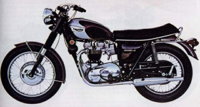 Мотоцикл Triumph Bonneville 650 T120R 1970 фото
