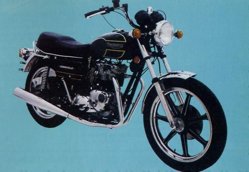 Фотография мотоцикла Triumph Bonneville 750 T140D 1981