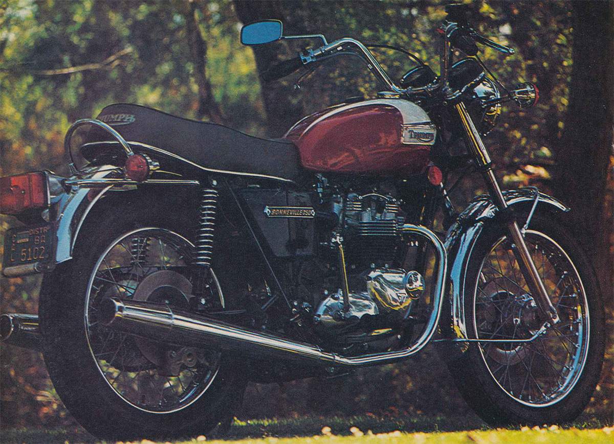 Мотоцикл Triumph Bonneville 750 T140V 1973