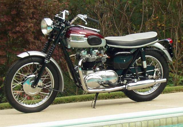 Мотоцикл Triumph Bonneville 650 T120 1961 фото