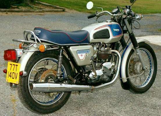 Фотография мотоцикла Triumph T 140V 750 Bonneville Sliver Jubilee 1977