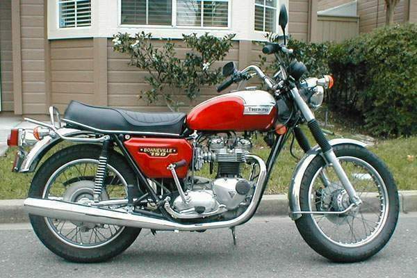 Мотоцикл Triumph T 140V Bonneville 1973