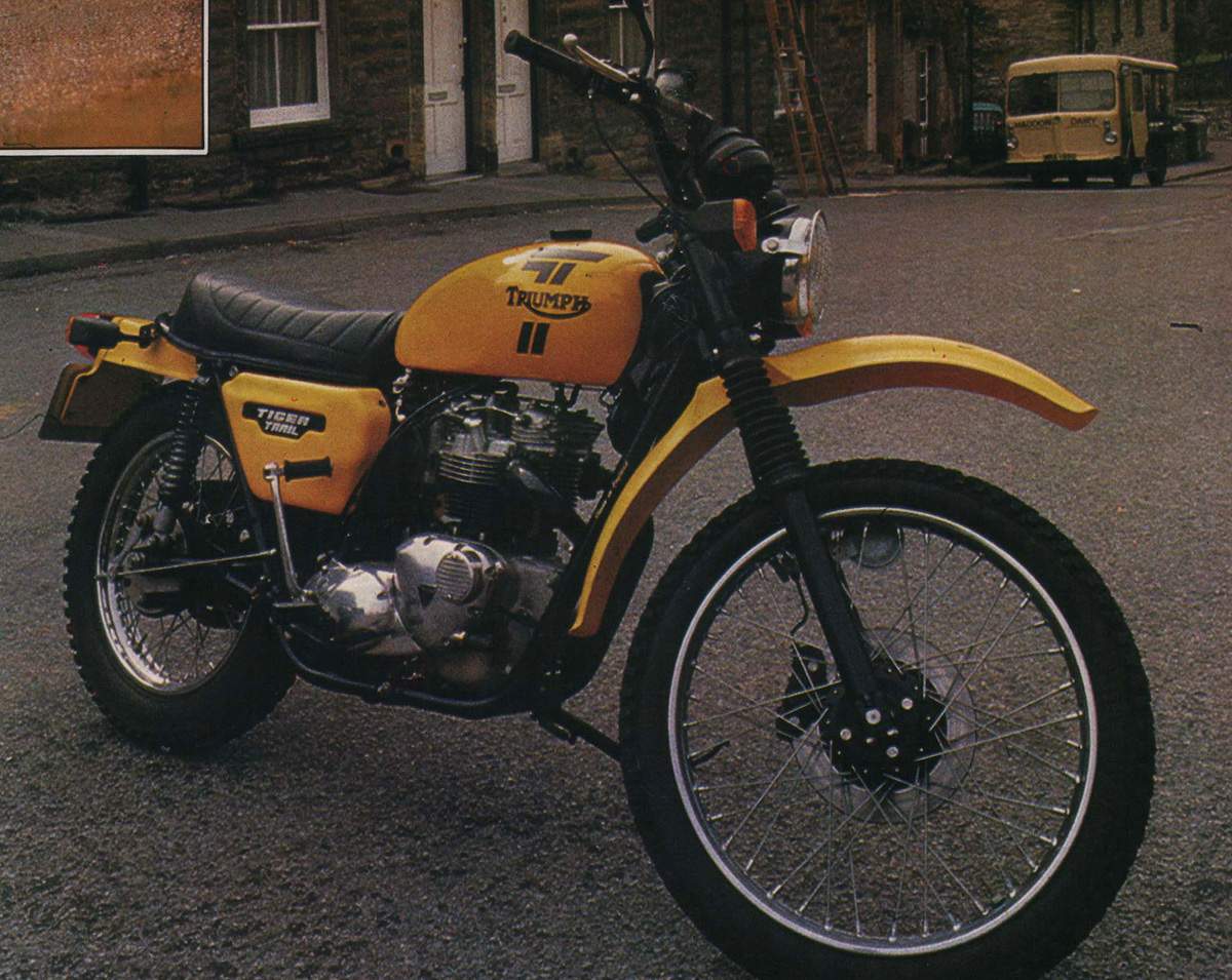 Мотоцикл Triumph TR7 Tiger 750 198 фото