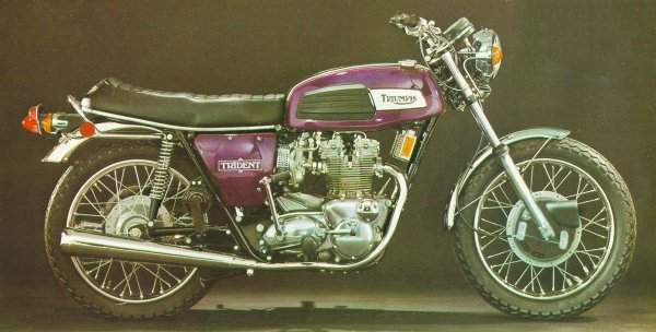 Мотоцикл Triumph Trident T150 750 1972 фото