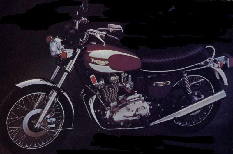 Мотоцикл Triumph Trident T160 750 1975 фото
