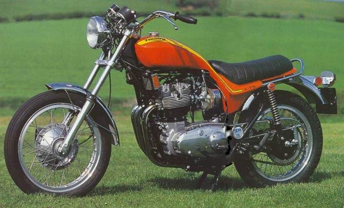 Мотоцикл Triumph TRX 7 5 Hurricane   1970