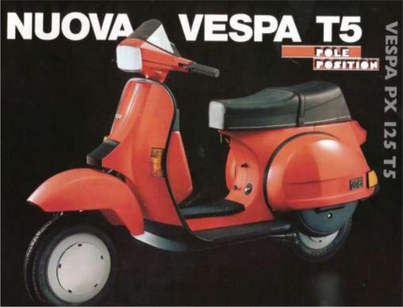 Мотоцикл Vespa PX 125T5 1985